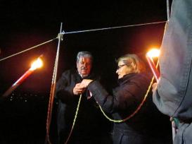 Magyarország szeretlek - Tésztafüzér összekötése